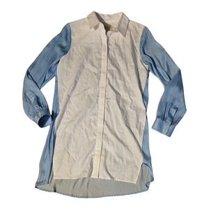 Chalk Size 6 Long Sleeve Button Down Shirt